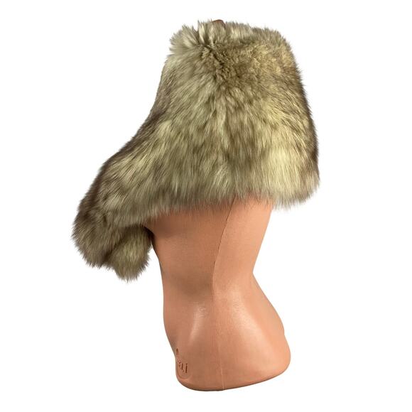 Genuine Blue Fox Fur shawl stole collar wrap scarf - Picture 3 of 10